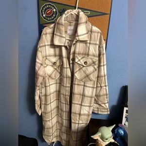 Blue notes long shacket